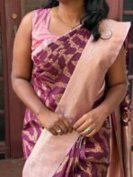 Nilambari (Soft silk) - Deep purple - Image 4