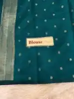 Lakshmi (Semi silk) - Royal blue - Image 5