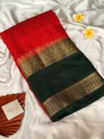 Rettapetta Heritage edition (Mysore silk) - Vermilion red - Image 2