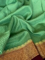 Rettapetta Heritage edition (Mysore silk) - Seafoam - Image 6