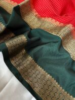 Rettapetta Heritage edition (Mysore silk) - Vermilion red - Image 5