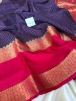 Rettapetta Heritage edition (Mysore silk) - Violet - Image 3