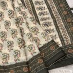 Sanata (Cotton Chanderi ) - Bottlegreen