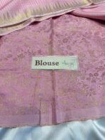 Shrivalli (Mysore silk) - Plum & Baby pink - Image 6