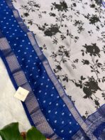 Kavyam (Mul Chanderi) - Royal blue