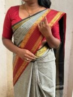 Mayilini (Banarasi soft silk) - Ganga Yamuna - Image 7