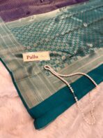 Lakshmi (Semi silk) - Royal blue - Image 4
