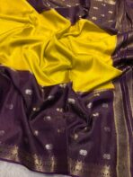 Shrivalli (Mysore silk) - Yellow & Wine