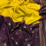 Shrivalli (Mysore silk) - Yellow & Wine