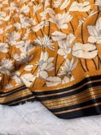 Kavyam (Mul Chanderi) - Mustard