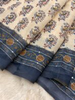 Sanata (Cotton Chanderi ) - Blue - Image 2
