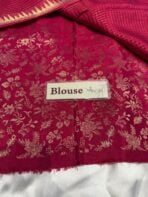 Shrivalli (Mysore silk) - Mustard & Hot pink - Image 7