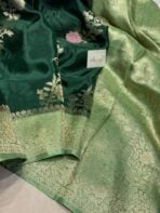 Rukmini (Mushru silk) -  Royal Emerald