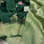 Rukmini (Mushru silk) -  Royal Emerald