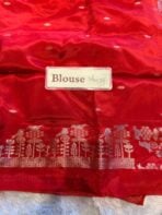 Shivanya (Mushru Kattan silk) - Scarlet red - Image 6
