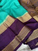 Rettapetta Heritage edition (Mysore silk) - Turquoise - Image 2