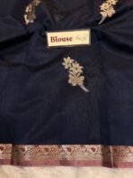 Arunthathi (Silk cotton) - Navy - Image 6