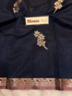 Arunthathi (Silk cotton) - Navy - Image 6