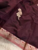 Arunthathi (Silk cotton) - Burgundy - Image 3