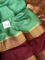 Rettapetta Heritage edition (Mysore silk) - Seafoam - Image 3