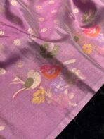 Mayura (Banaras silk) - Gulabi - Image 5
