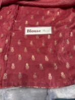 Shrivalli (Mysore silk) - Brown & Dusty pink - Image 6