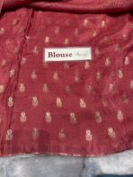 Shrivalli (Mysore silk) - Brown & Dusty pink - Image 6