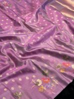 Mayura (Banaras silk) - Gulabi - Image 2