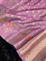Mayura (Banaras silk) - Gulabi - Image 4