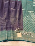 Lakshmi (Semi silk) - Royal blue - Image 2