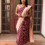 Nilambari (Soft silk) - Deep purple