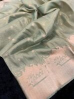 Kashi Vaibhavam (Banarasi soft silk) - Turquoise