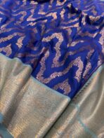 Nilambari (Soft silk) - Royal blue - Image 2
