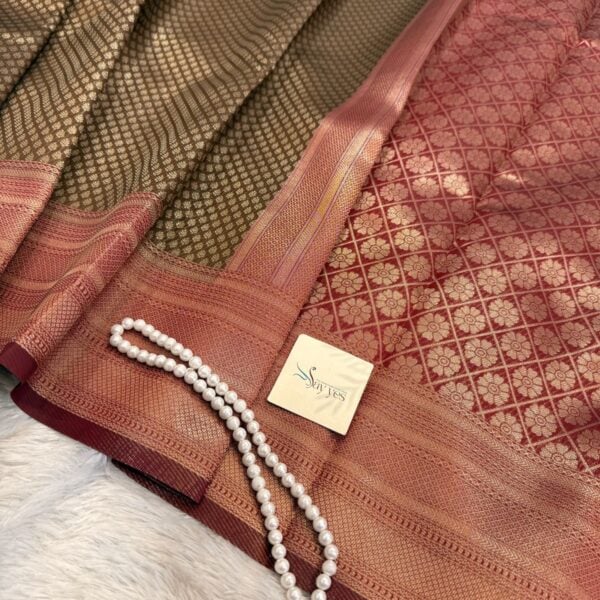 Lakshmi (Semi silk) - Mocha brown