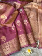 Mayura (Banaras silk) - Purple