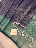 Lakshmi (Semi silk) - Royal blue