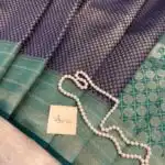Lakshmi (Semi silk) - Royal blue