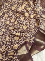 Kavyam (Mul Chanderi) - Mauve - Image 2