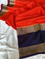 Rettapetta Heritage edition (Mysore silk) - Orange - Image 2