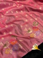 Mayura (Banaras silk) - Dusty pink - Image 2