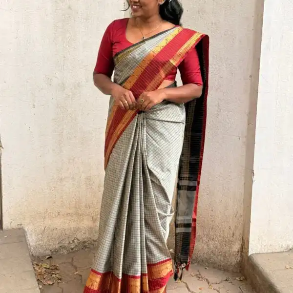 Mayilini (Banarasi soft silk) - Ganga Yamuna