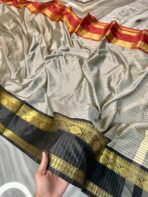 Mayilini (Banarasi soft silk) - Ganga Yamuna - Image 6