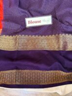 Rettapetta Heritage edition (Mysore silk) - Orange - Image 6