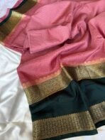 Rettapetta Heritage edition (Mysore silk) - Baby pink