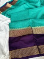 Rettapetta Heritage edition (Mysore silk) - Turquoise
