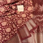 Kavyam (Mul Chanderi) - Brick red