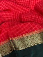 Rettapetta Heritage edition (Mysore silk) - Vermilion red - Image 4