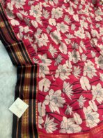 Kavyam (Mul Chanderi) - Fuschia pink - Image 4