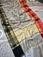 Mayilini (Banarasi soft silk) - Ganga Yamuna - Image 2