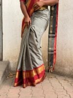 Mayilini (Banarasi soft silk) - Ganga Yamuna - Image 9